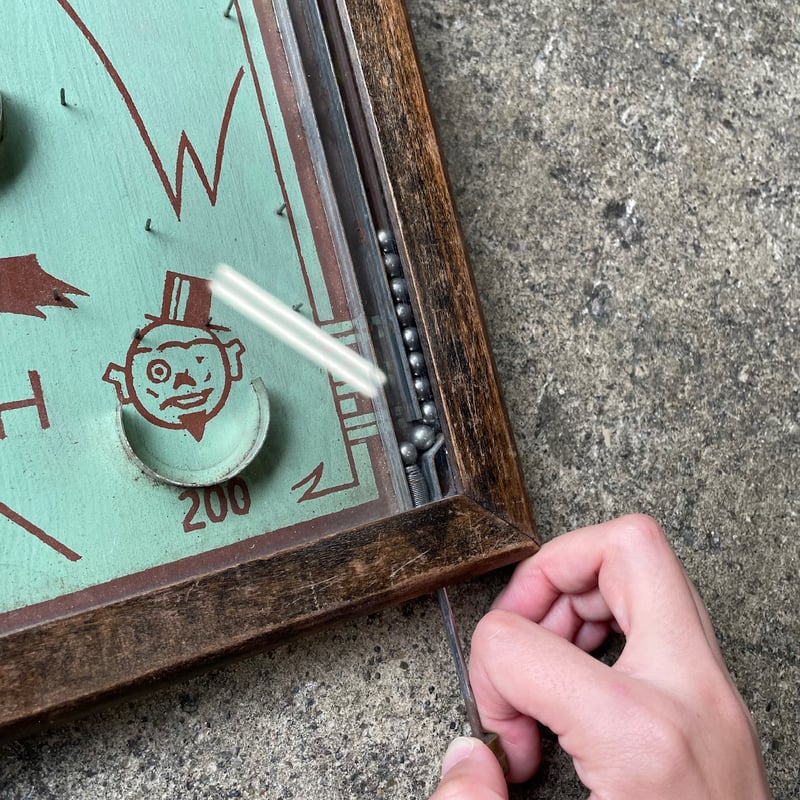 1930's 卓上 ピンボールゲームボード | 7miles from the Dreamland