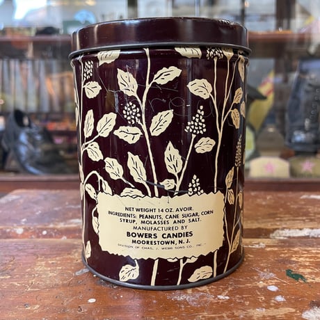 1950’s “BOWERS” ピーナッツクランチ缶