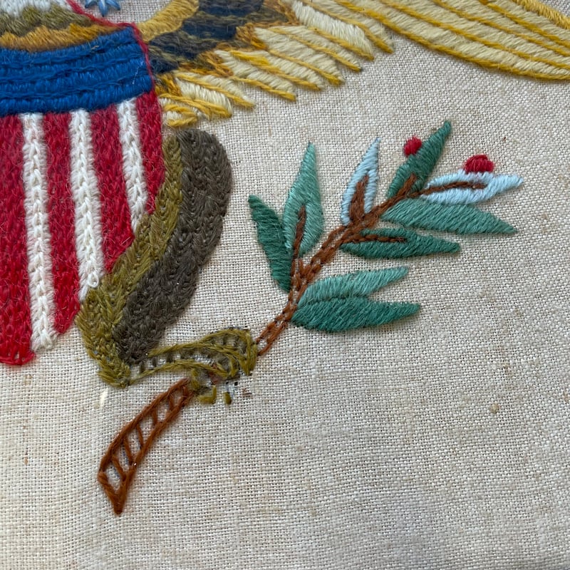 1960's イーグル 刺繍アートフレーム | 7miles from the Dreamland