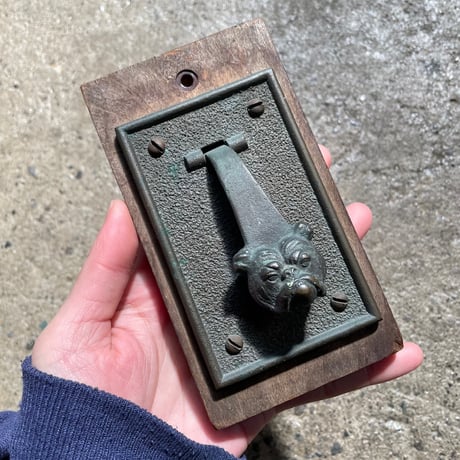 1930’s ブルドッグ ドアノッカー