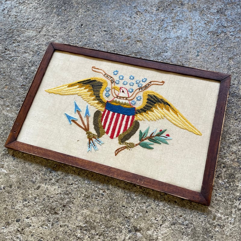 ビーグル　額装刺繍絵画 ビーグル 額装刺繍絵画