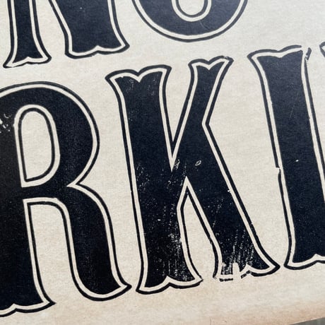 1940’s “NO PARKING” 紙サイン