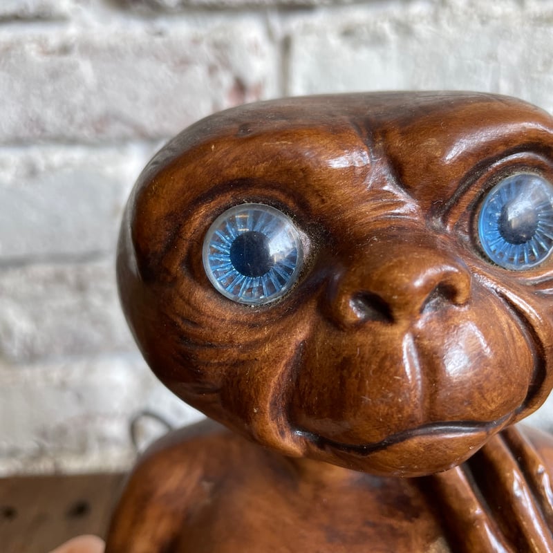 E.T. 　フィギュア　 約15cm　 茶色　レトロ　レア　希少　ビンテージ 1980's E.T. ランプ | 7miles from the Dreamland