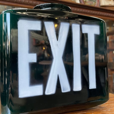 1940’s “EXIT”ランプシェード ※シェードのみ