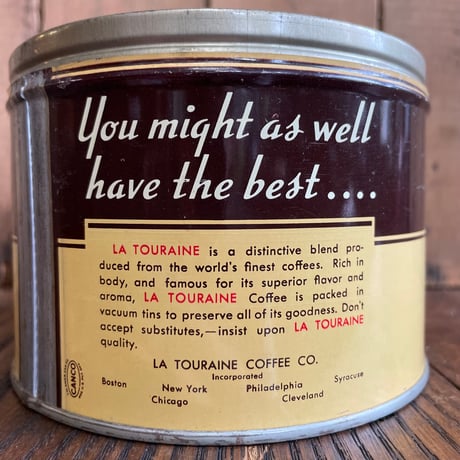1950’s “La Touraine Coffee” コーヒー缶