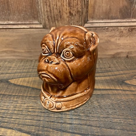 Bulldog Head Money Bank