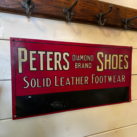 1940’s “Peters Shoes” アドバタイジングサイン