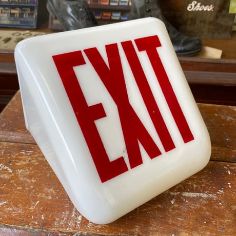 1960’s “EXIT”ランプシェード ※シェードのみ