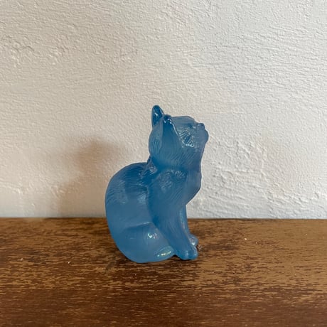 Cat Grass Figure (Blue)