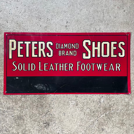 1940’s “Peters Shoes” アドバタイジングサイン