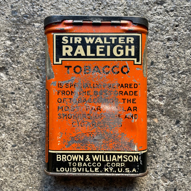 1950's SIR WALTER RALEIGH タバコ缶 | 7miles from th