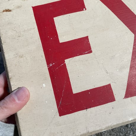 1960’s “EXIT” 木製看板