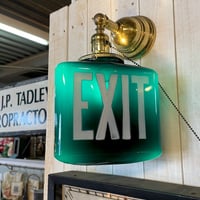 1940’s “EXIT”ランプシェード ※シェードのみ