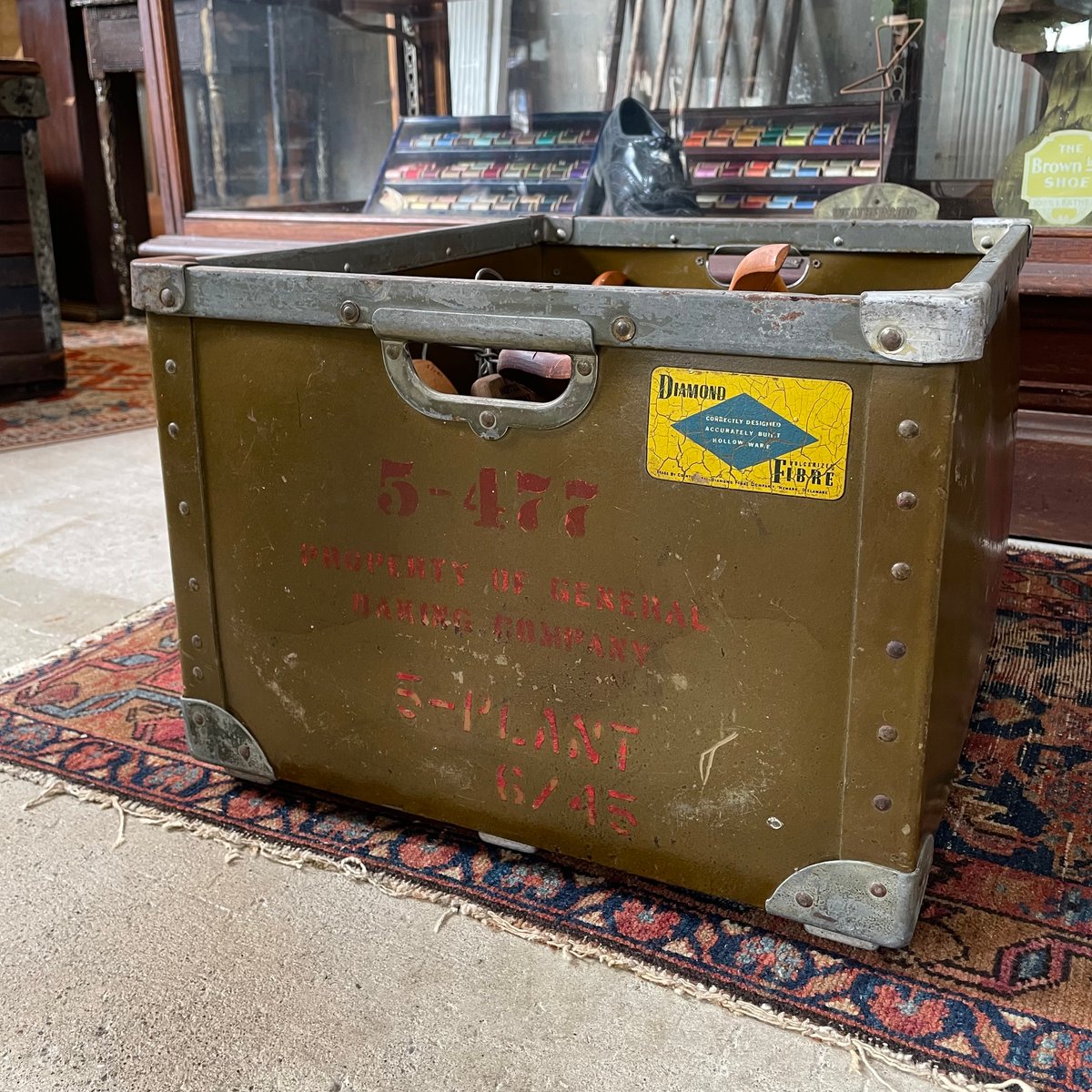 m*m様 ☆セール！☆vintage ファイバーコンテナ【大】アメリカ雑貨ヴィン m*m様 ☆セール！☆vintage ファイバーコンテナ【大】アメリカ雑貨