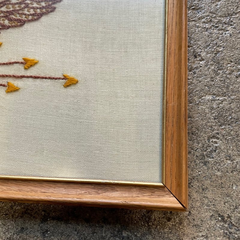 1960's イーグル 刺繍アートフレーム | 7miles from the Dreamland