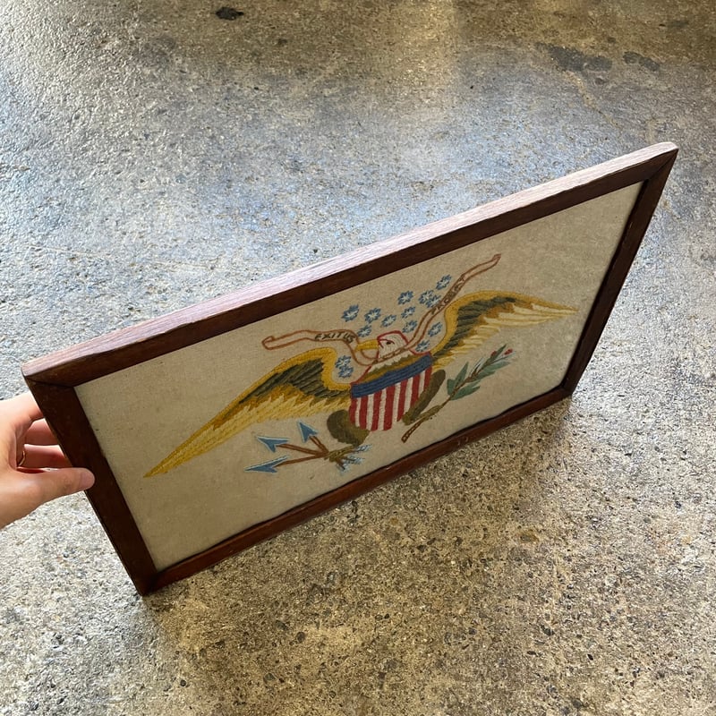1960's イーグル 刺繍アートフレーム | 7miles from the Dreamland