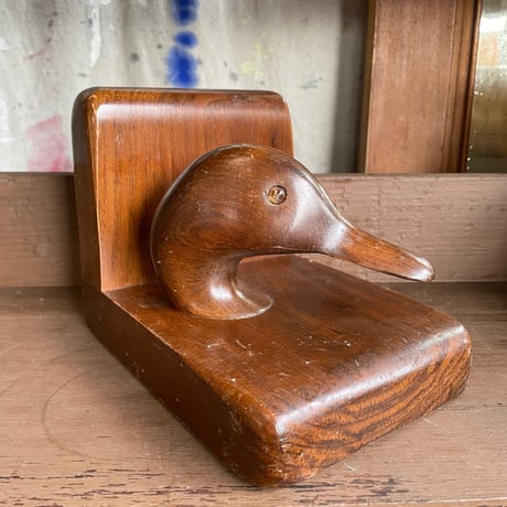 1960‘s 木製ダックデコイ ブックエンド ペア
