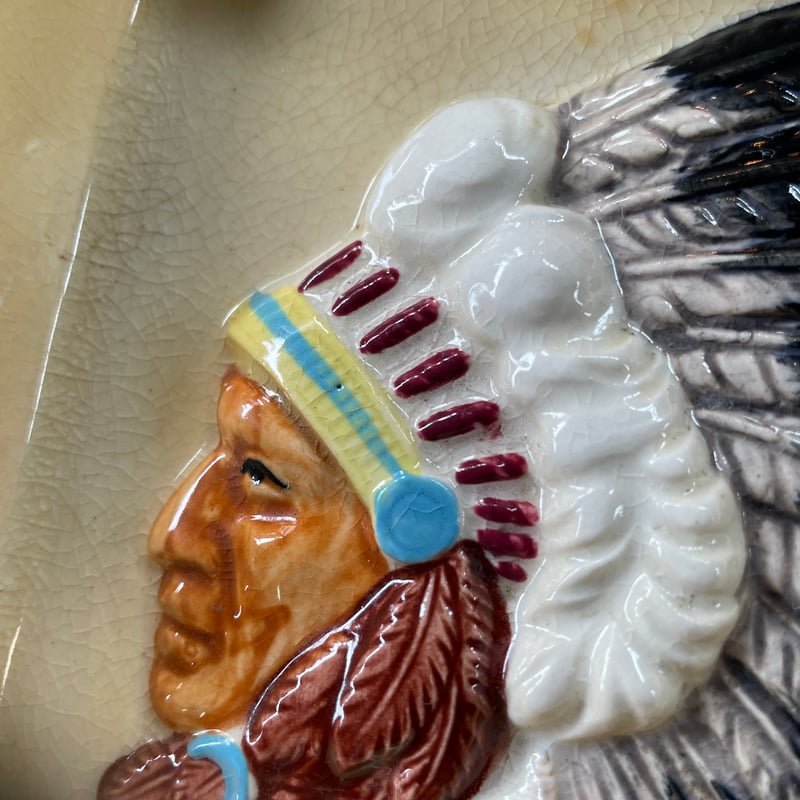 1960's インディアン 陶器製 灰皿 | 7miles from the Dreamland