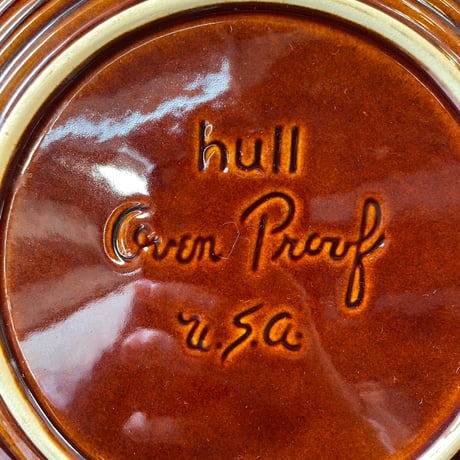 1960’s HULL ラウンドプレートφ27cm ※同型4点あり