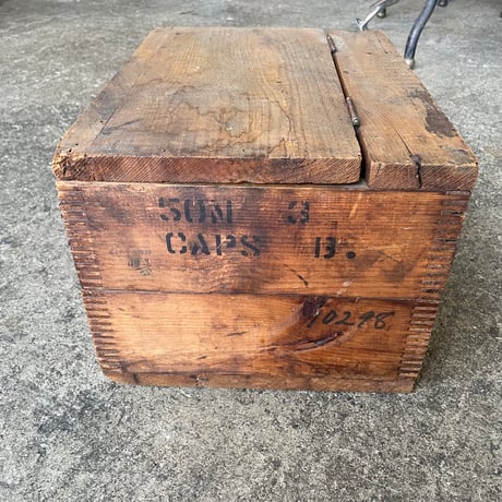 1940’s頃 蓋付き 木製ボックス