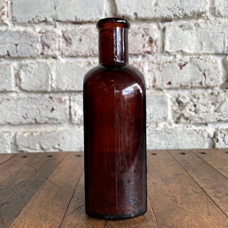 1920's 薬瓶 ブラウンボトル “NEW YORK” | 7miles from the