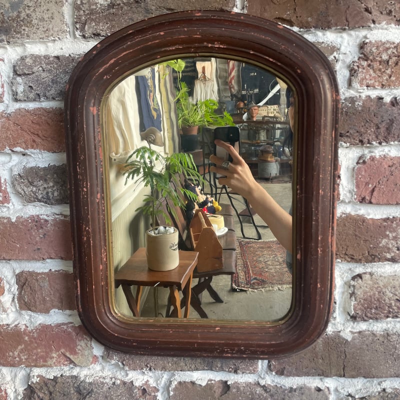 1910-20's 木製アーチフレーム ウォールミラー | 7miles from the D
