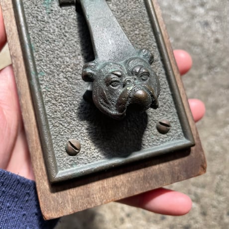 1930’s ブルドッグ ドアノッカー