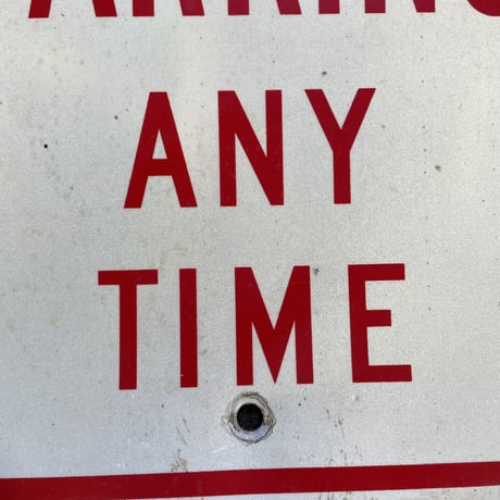 1980’s NO PARKING 看板