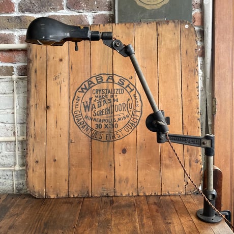 1930’s Woodward Machine インダストリアルランプ
