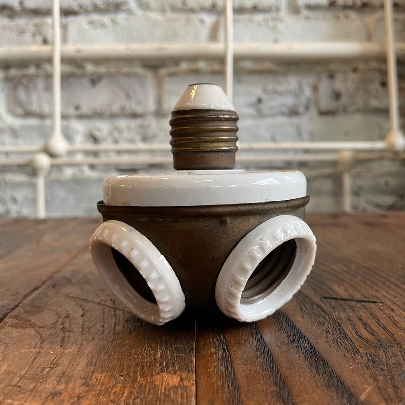 Benjamin Socket ベンジャミン ソケット 4灯 アンティーク 照明 1920's 4灯 ベンジャミンソケット | 7miles from the Dreamland