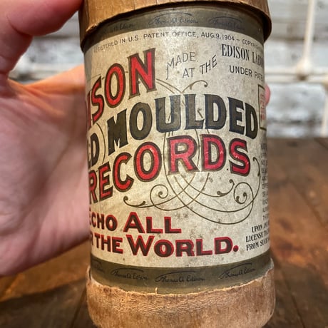 1900’s エジソン ゴールドモールド レコード