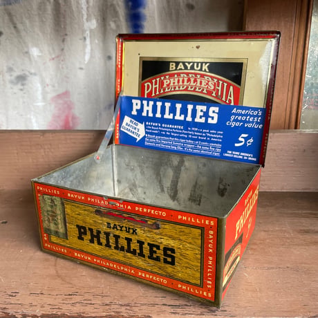 1940’s “BAYUK PHILLIES” タバコ缶