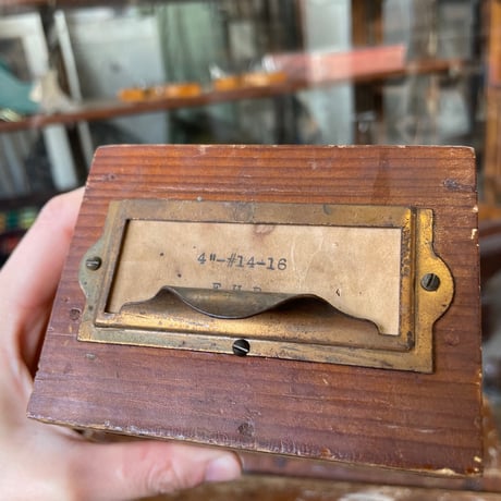 1950’s 木箱 2マス