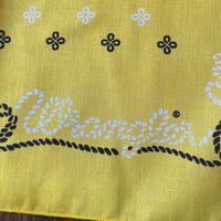 1970’s~ Wrangler バンダナ Yellow/黄色