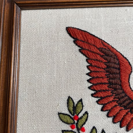 1970’s イーグル 刺繍アートフレーム