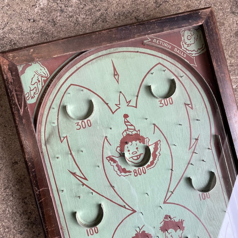 1930's 卓上 ピンボールゲームボード | 7miles from the Dreamland