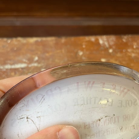 1930’s “Sole Leather Counters” ガラスペーパーウェイト