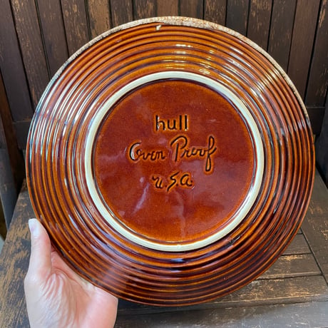1960’s HULL ラウンドプレートφ27cm ※同型4点あり