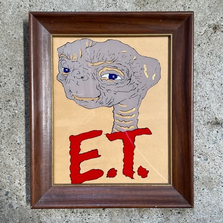 1980’s E.T. 額 ウォールデコ