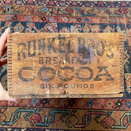 1940’s “RINKEL BROS COCOA” 木箱