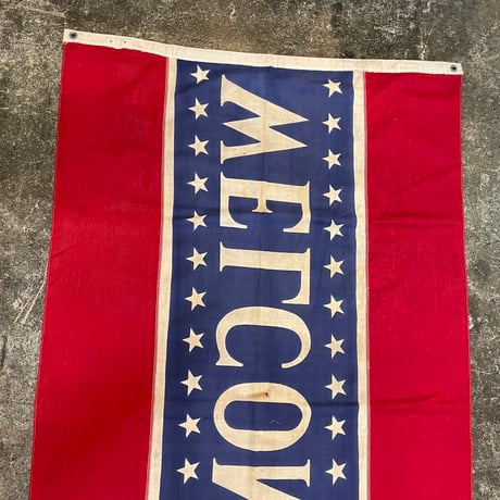 1950’s WELCOME フラッグ