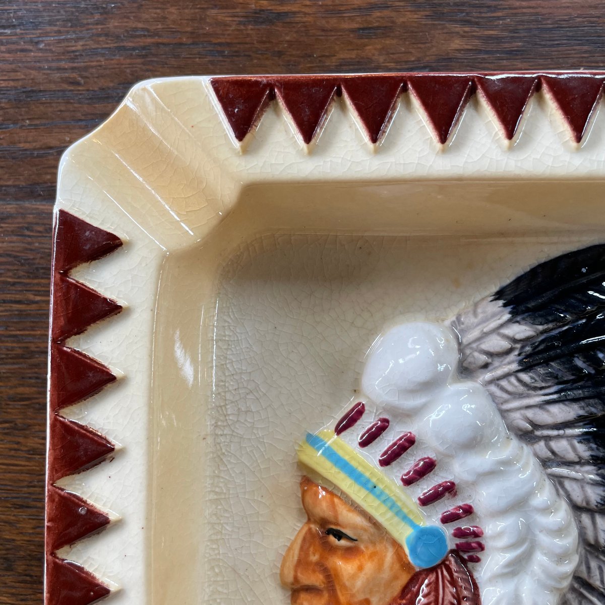 1960's インディアン 陶器製 灰皿 | 7miles from the Dreamland