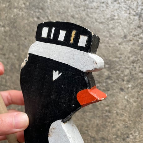1960’s フォークアート ペンギン プッシュトイ