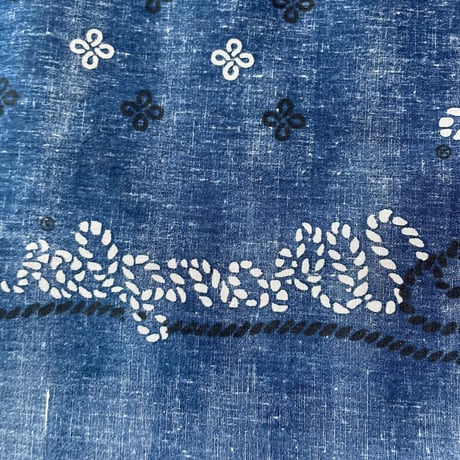 1970’s~ Wrangler バンダナ Blue/青