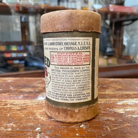 1900’s エジソン ゴールドモールド レコード