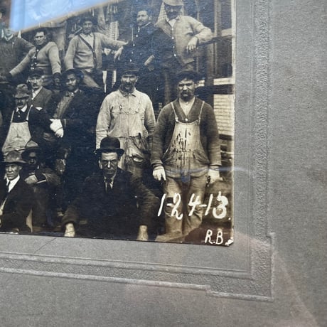1940’s 古写真 額装 “WORK”
