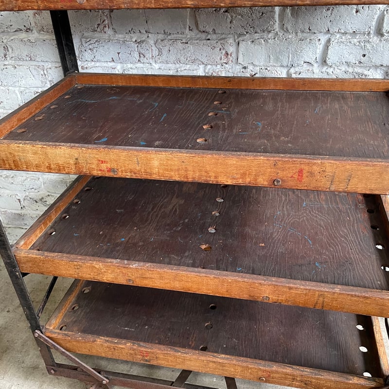 M♦ 希少 ヴィンテージ　U.S ARMY 　２段ラック 1940's USMC シューラック | 7miles from the Dreamland