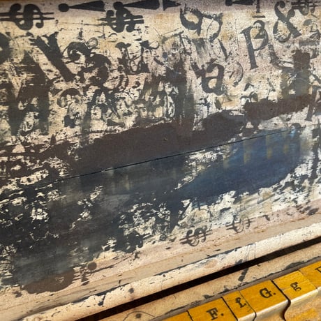 1950’s アルファベットスタンプ