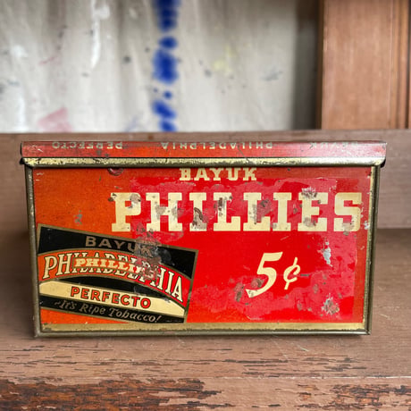 1940’s “BAYUK PHILLIES” タバコ缶