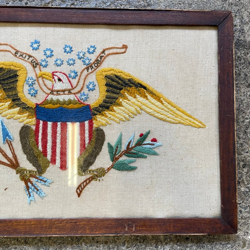 1960's イーグル 刺繍アートフレーム | 7miles from the Dreamland